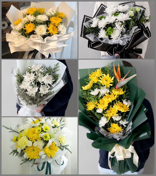广西北海合浦县沙田镇白事花束代送